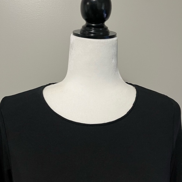 Desigual Sadie Ling Sleeve Tee Asymmetrical Hemline - Picture 4 of 10